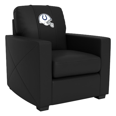 Dreamseat Silver Club Chair with Indianapolis Colts Helmet Logo XZ7759002CHCDBK-PSNFL20067